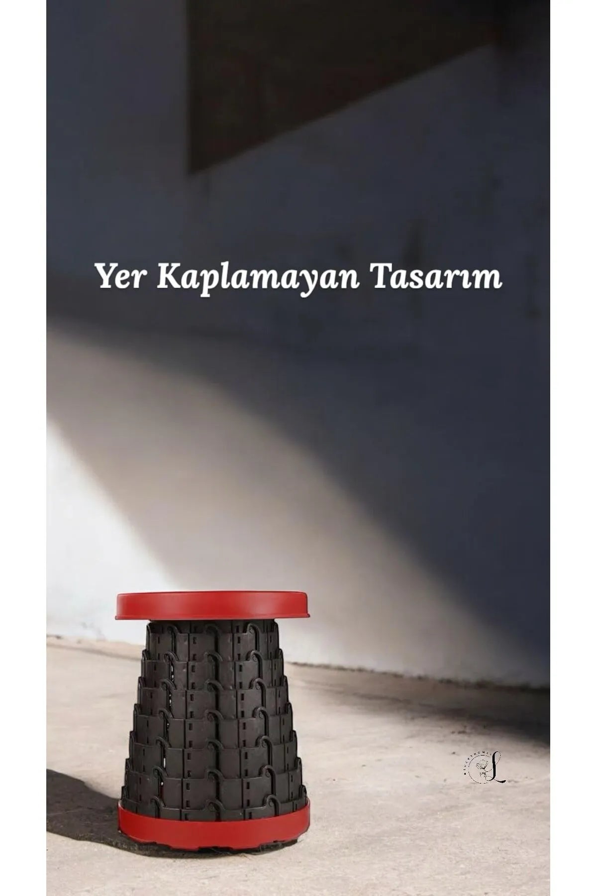 Teleskopik Katlanabilir Taşınabilir Akordiyon Tabure Piknik Banyo Kamp Taburesi MAX 110 KG TAŞIR