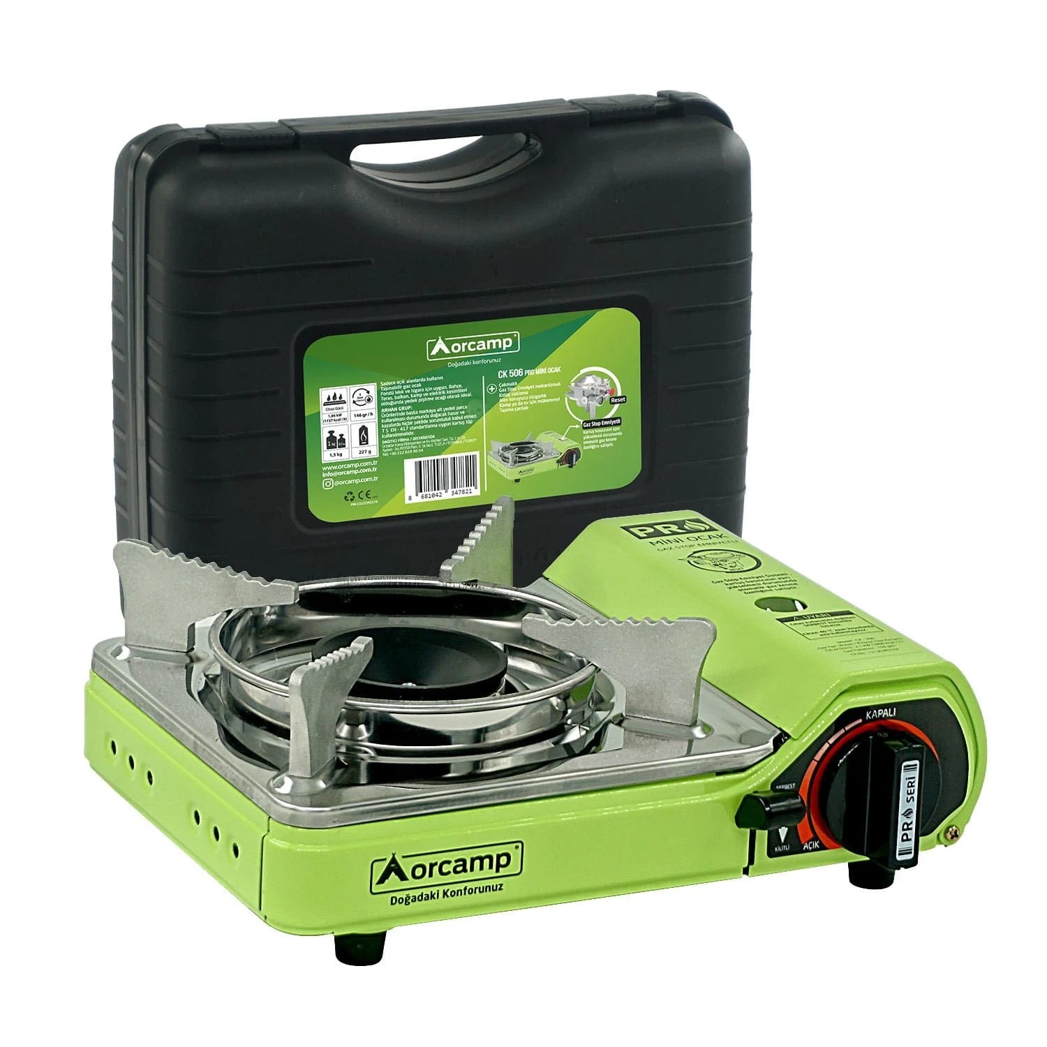 Tekli Portatif Mini Ocak-CK-506