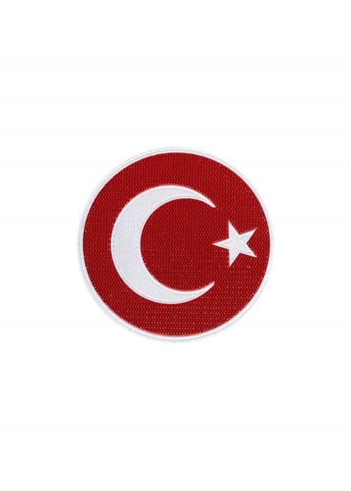 Türk Bayraklı 3 Boyutlu Pach 7cm